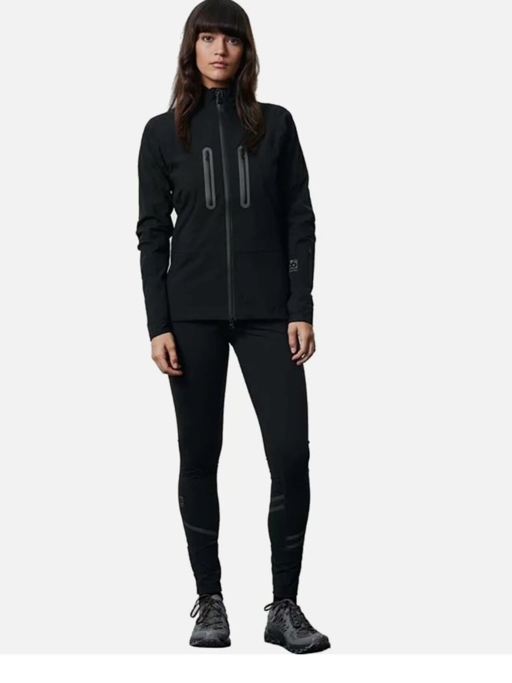 66°North Stadarfell Neoshell jacket women's small Black Stretch Active Outerwear